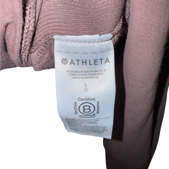 Athleta Forever Fleece 1/2 Zip High Hip Pullover - Picture 8 of 9